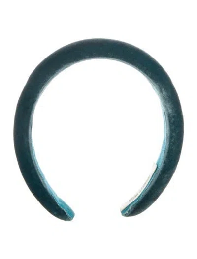 Pre-owned Jennifer Behr Solid Headband In Blue