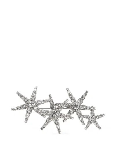 Jennifer Behr Star Crystal Vespera Barrette In Metallic