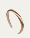 Jennifer Behr Tiana Padded Skinny Headband In Cappuccino