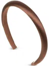 Jennifer Behr Tiana Silk Headband In Espresso