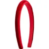 Jennifer Behr Tianna Silk Velvet Headband In Ruby