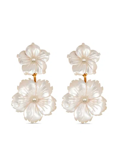 Jennifer Behr Women's Tibby Goldtone & Mother-of-pearl Drop Earrings In Mother Of Pearl