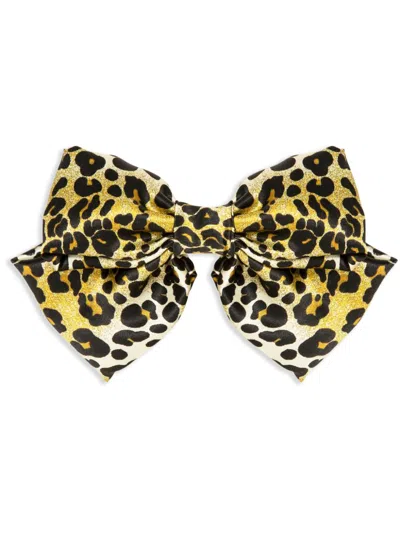 Jennifer Behr Tilly Bow Barrete In Black