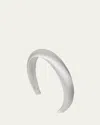Jennifer Behr Tori Silk Satin Headband In White