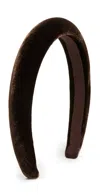 Jennifer Behr Tori Headband Chocolate One Size In Chocolate