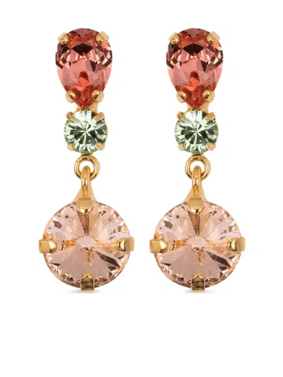 Jennifer Behr Trystan Earrings In Pink