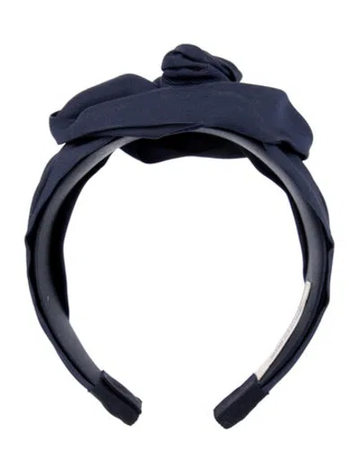 Pre-owned Jennifer Behr Velvet Headband In Green