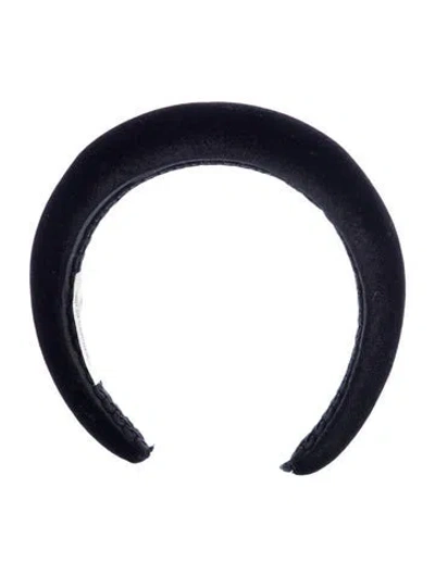 Pre-owned Jennifer Behr Velvet Headband W/tags In Black