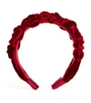 Jennifer Behr Velvet Lia Headband In Multi