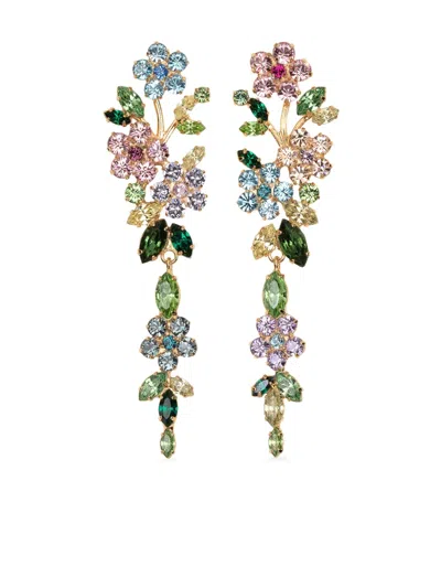 Jennifer Behr Verlee Drop Earrings In Green