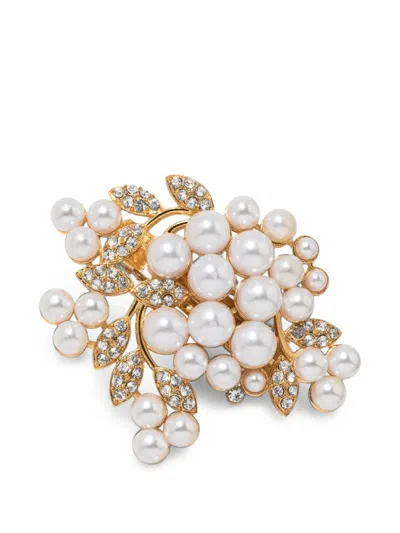 Jennifer Behr Verona Brooch In Yellow