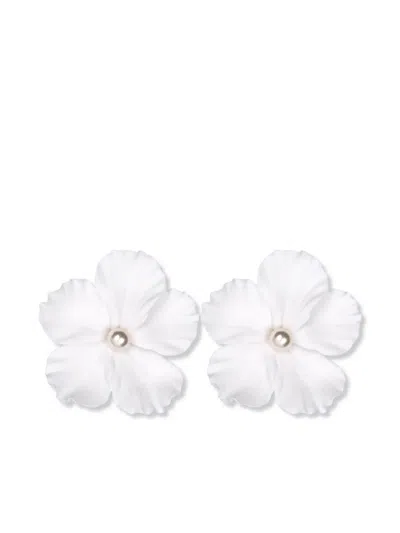 Jennifer Behr Verone Earrings In ホワイト