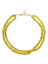 Jennifer Behr Veronica Beaded Necklace In Gold