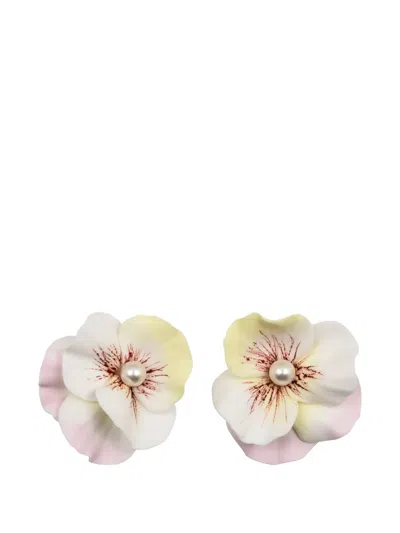 Jennifer Behr Viletta Flower-shaped Earrings In Multi