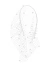 Jennifer Behr Violette Pearl-embellished Veil Headband In Neutrals