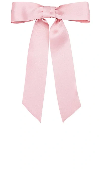 Jennifer Behr Virginia Bow Hair Clip In Pink