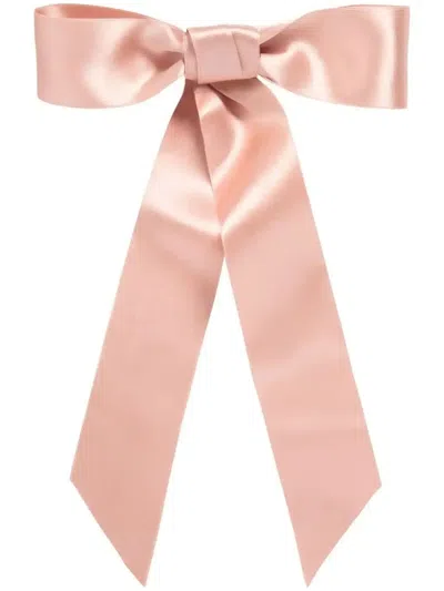 Jennifer Behr Virginia Bow Barrette In Pink
