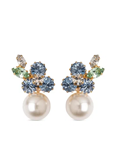 Jennifer Behr Vivi Earrings In Blue
