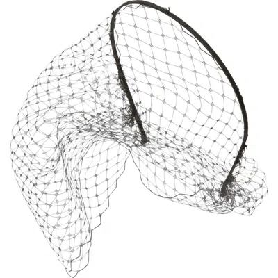 Jennifer Behr Voilette Silk Headband With Mesh Veil