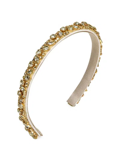 Jennifer Behr Women's Essen Crystal-embellished Headband In Neutral