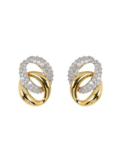 Jennifer Behr Women's Leanna Two-tone & Crystal Drop Earrings In Gold