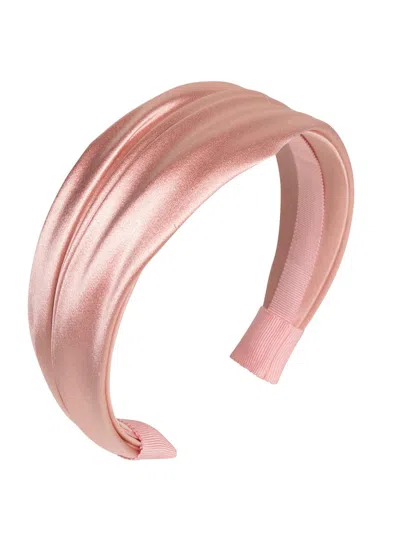Jennifer Behr Women's Natasha Silk-cotton Headband In Pink