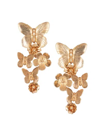 Jennifer Behr Women's Nicola 18k-gold-plated Drop Earrings