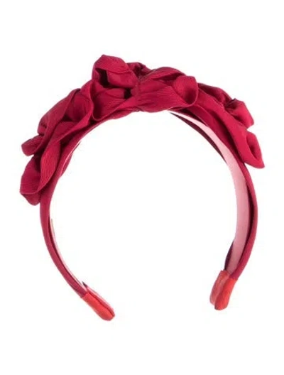 Pre-owned Jennifer Behr Womens' Headband In Red