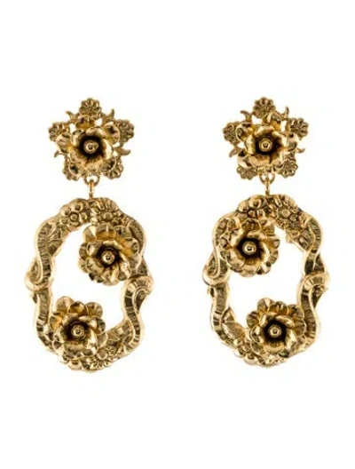 Pre-owned Jennifer Behr X Jenny Cipoletti D'orsay Drop Earrings In Multi