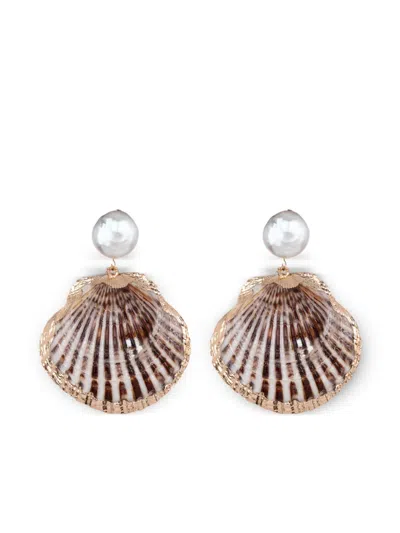 Jennifer Behr X Julia Berolzheimer Folly Earrings In White