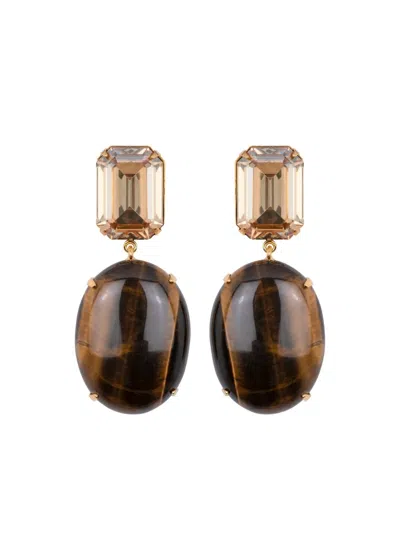 Jennifer Behr Xiomara Earrings In Black