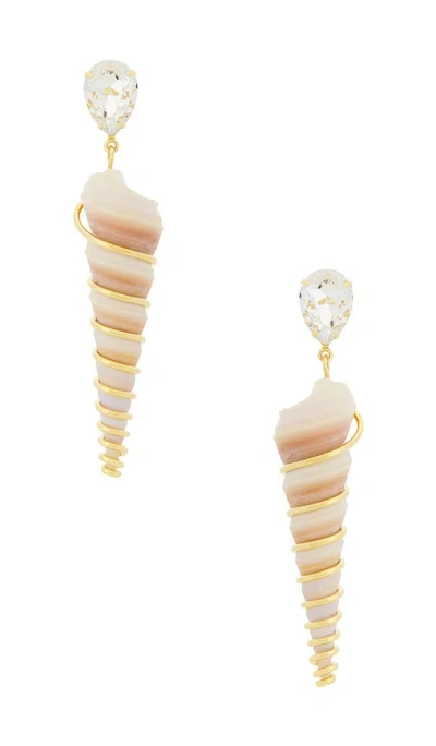 Jennifer Behr Zingaro Earrings In Ivory