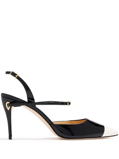 Jennifer Chamandi 85mm Vittorio Pumps In Black