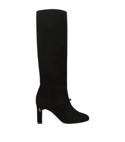 Jennifer Chamandi Suede Samuele Knee-high Boots 85 In Black