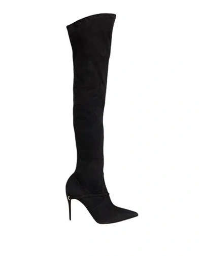 Jennifer Chamandi Woman Boot Black Size 8 Soft Leather
