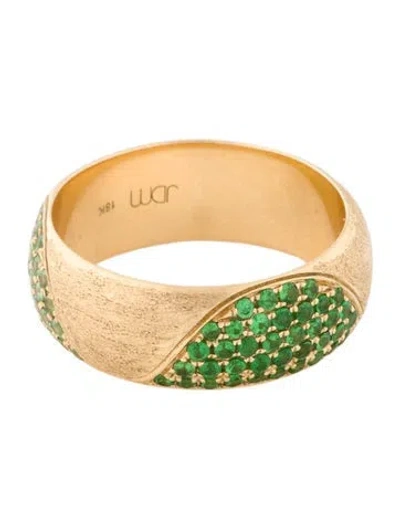 Pre-owned Jennifer Demoro 18k Tsavorite Band In Multi