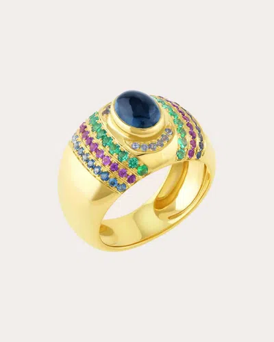 Jennifer Demoro Women's Color Wave 18k Gold Multi-stone Ring In Multicolor