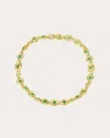 Jennifer Demoro Women's Stardust 18k Gold Tsavorite Bracelet
