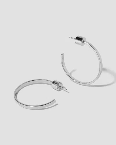 Jennifer Fisher 1" Thread Mini Hoops In Metallic
