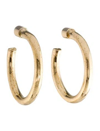 Pre-owned Jennifer Fisher 1" Lilly Mini Hoop Earrings In Multi