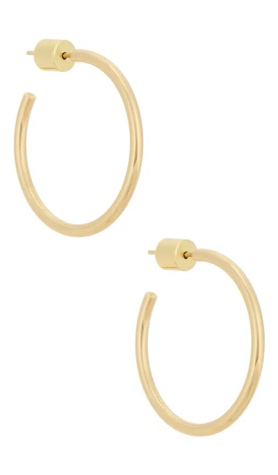 Jennifer Fisher 1 Thread Mini Hoops In Gold