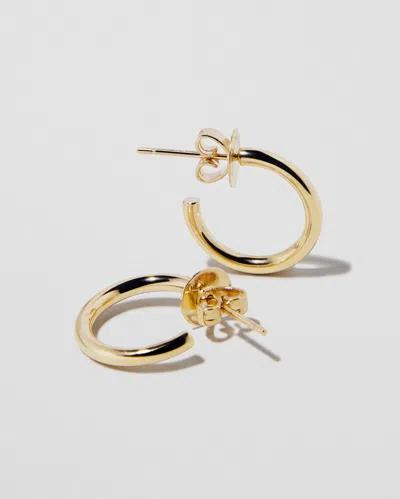 Jennifer Fisher 1/2" Fine Thread Hoops In Gold