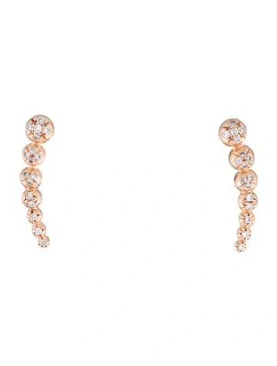 Pre-owned Jennifer Fisher 14k Diamond Graduated Ball Diamond Single Earring In Multi