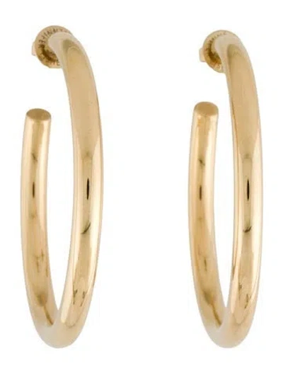Pre-owned Jennifer Fisher 14k Natasha Hoop Earrings In Multi