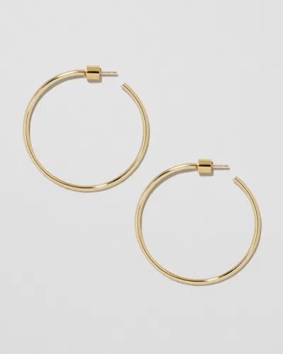 Jennifer Fisher 1.5" Thread Baby Hoops In Pink
