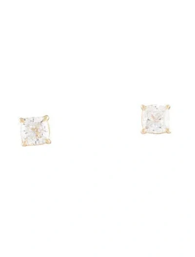 Pre-owned Jennifer Fisher 18k Lab-grown Diamond Stud Earrings In Multi
