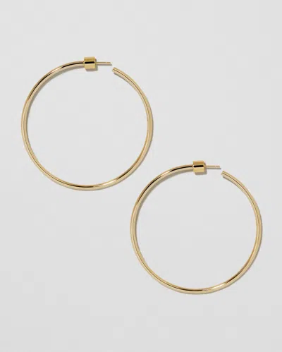 Jennifer Fisher 2" Thread Hoops In Metallic