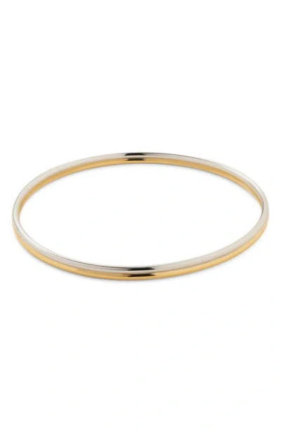 Jennifer Fisher 2-tone Thread Arm Bangle In Neutral