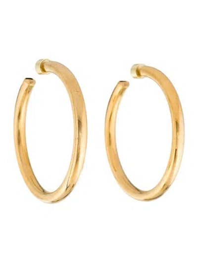 Pre-owned Jennifer Fisher 2.5" Samira Hoop Earrings In Multi