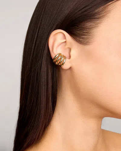 Jennifer Fisher Abstract Line Ear Cuff In Pink